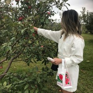 ZARA white denim shirt dress